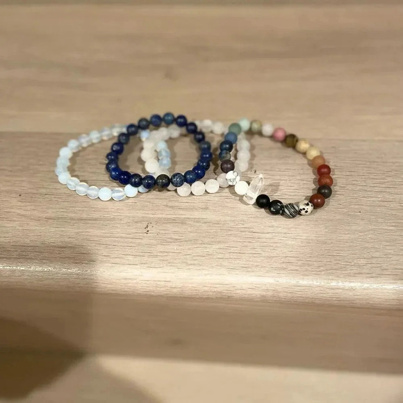 6mm ROSE QUARTZ BALL BRACELET THE STONE OF LOVE AND PEACE WITH LOVING ENERGY 💗 - Picture 6 of 6